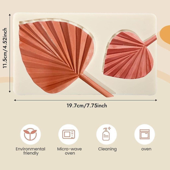 Skytail 2-Cavity Silicone Palm Leaf Mould