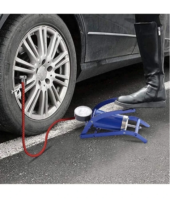 Mantra - Foot Pump For All Cars & Motorbikes ( Pack of 1 )