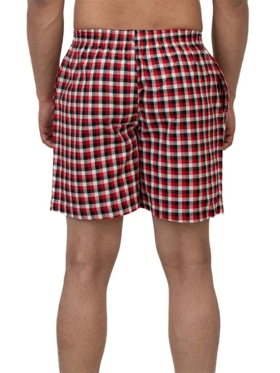 Checked Pure Cotton Boxers