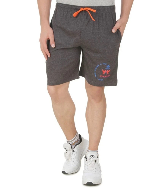 Athletico - Grey Cotton Mens Shorts ( Pack of 1 ) - M