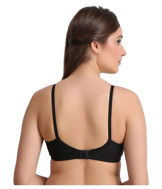 Leading Lady Cotton T-Shirt Bra - Black - 32D