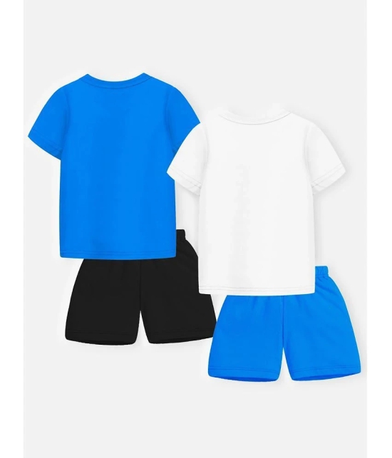 Trampoline Multicolor Cotton Blend Boys T-Shirt & Shorts ( Pack of 2 ) - None