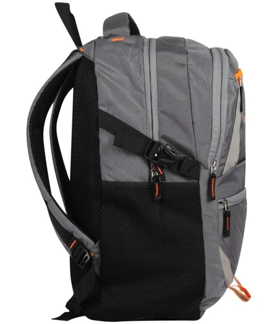 Da Tasche Light Grey Polyester Backpack For Kids