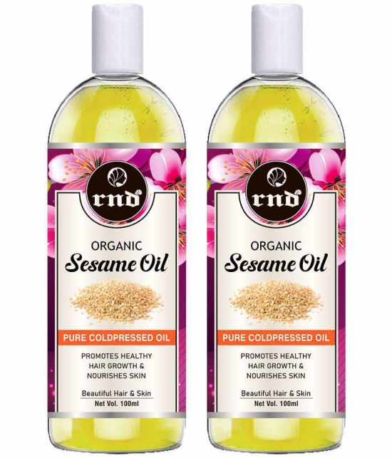 RND Coldpressed Sesame Oil Hair Oil 100 mL Pack of 2