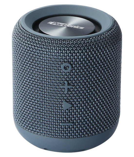 Portronics Sound Drum:Portable Bluetooth 4.2 Speaker Aux, inbuilt Mic ,Blue (POR 547) - Blue