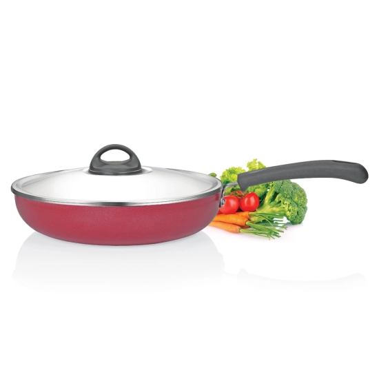 Premier Non Stick Fry Pan Classic Stainless Steel Lid - 26 cm