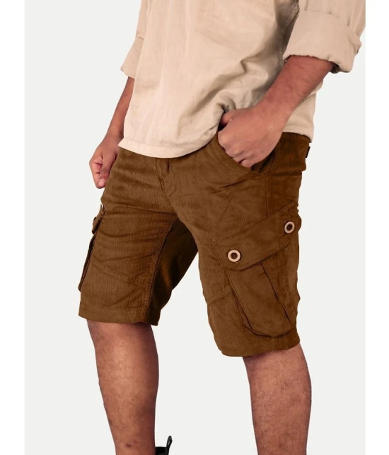 Radprix Brown Cotton Mens Cargos ( Pack of 1 ) - None