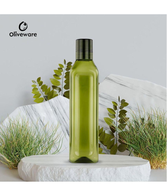 Oliveware Green Water Bottle 1000 mL ( Set of 3 ) - Green