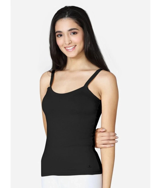 VStar HUGS-H Cotton Camisoles - Black Single - None