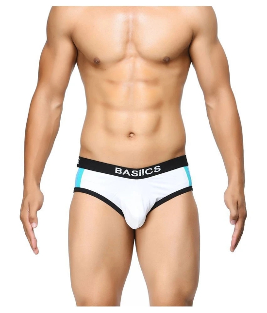 Basiics By La Intimo White Brief Single - L