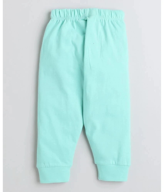 BUMZEE - Mint Green Cotton Trackpant For Baby Girl ( Pack of 2 ) - None