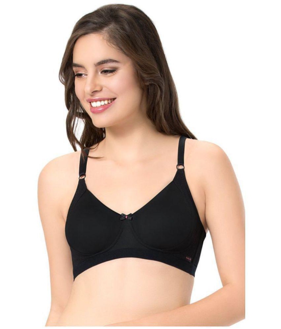 Everyde by Amante Polyester Everyday Bra - Black Single - 40C