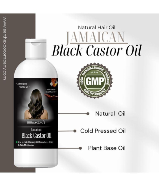 EARTH EXPO COMPANY - Hair Growth Castor Oil 100 ml ( Pack of 1 )