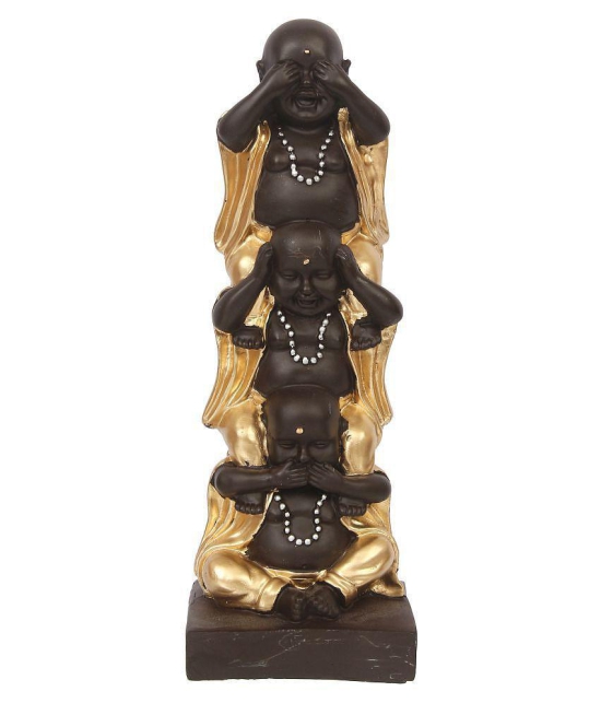 eCraftIndia Gold Polyresin Figurines - Pack of 1