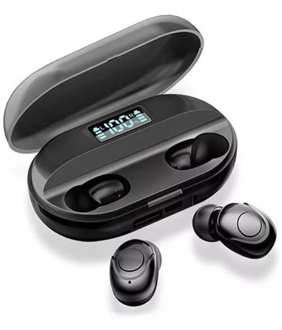 Life Like TWS With 1200 mAh In Ear Bluetooth Earphone 5 Hours Playback Bluetooth IPX4(Splash Proof) Auto pairing -Bluetooth V 5.1 Black