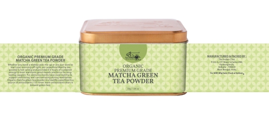 Organic Premium Grade Matcha Green Tea Powder-30g