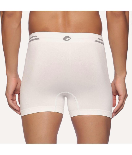 Omtex - White Nylon Mens Trunks ( Pack of 1 ) - None