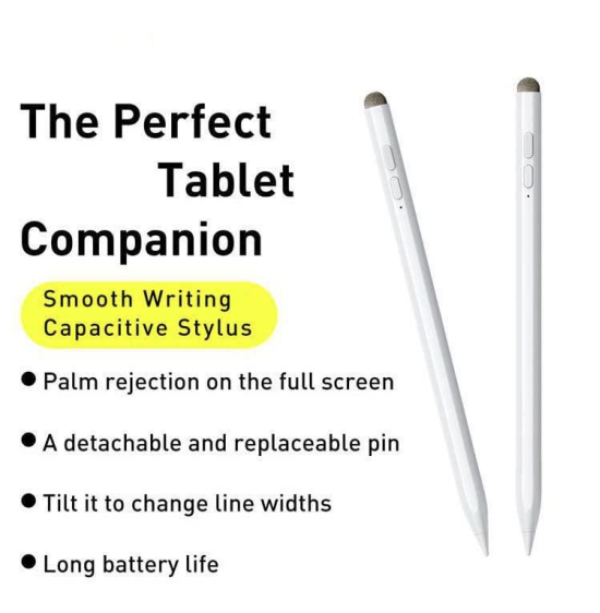 Hi-Lite Essentials Active Stylus Pen Compatible for iPad 2018 or Later, Pencil for iPad with Palm Rejection, Rechargeable Stylus for iPad 2018-2022