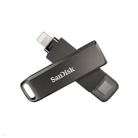 SanDisk 128 GB iXpand USB 3.0 Flash Drive Luxe for iPhone, iPad Pro, MAC Devices, Type-C Android Phone & Other Devices (SDIX70N-128G-GN6NE)