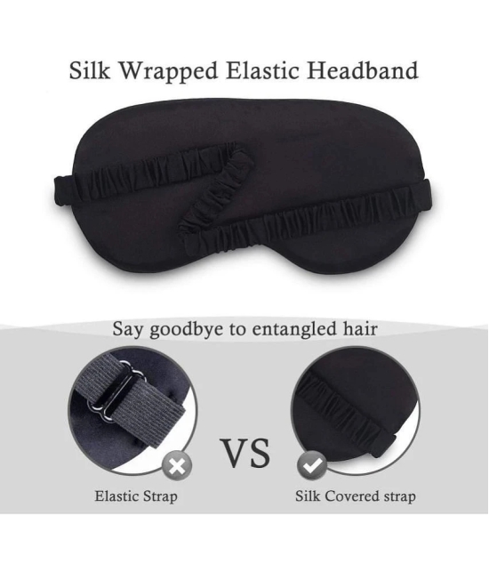 KALPVRUKSH ENTERPRISE Black Eye Mask - Black