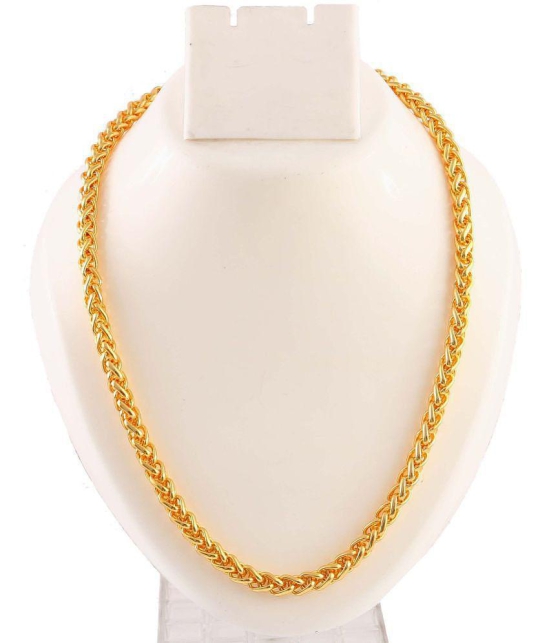 Jewar Mandi - Gold Plated Brass Chain ( Pack of 1 ) - None