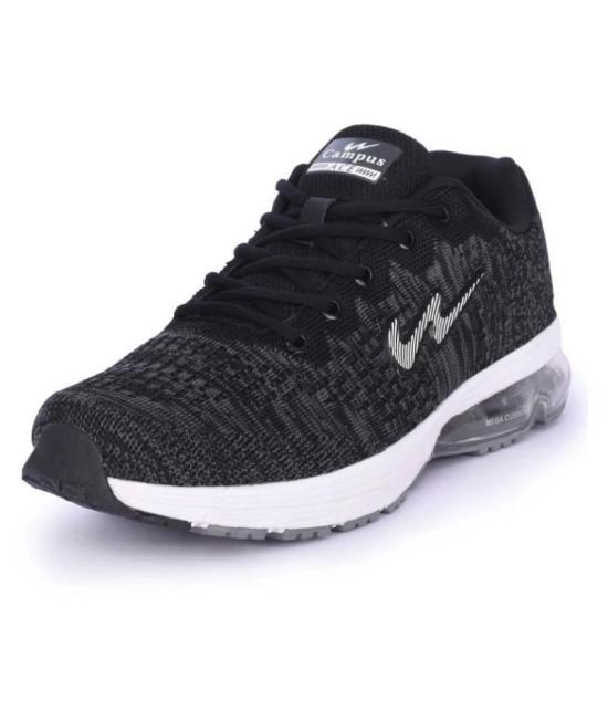 Campus KRISH Black  Mens Sports Running Shoes - None