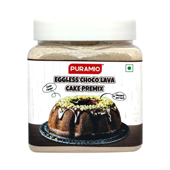 Puramio Eggless Choco Lava Cake Premix, 700 gm