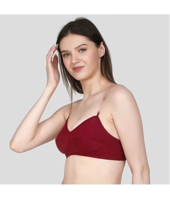 TCG - Multicolor Cotton Blend Non Padded Womens Push Up Bra ( Pack of 3 ) - None