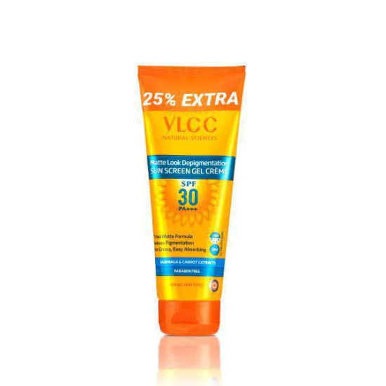 VLCC Matte Look SPF 30 PA ++ Sunscreen Gel Cram - 100 g with 25 g Extra