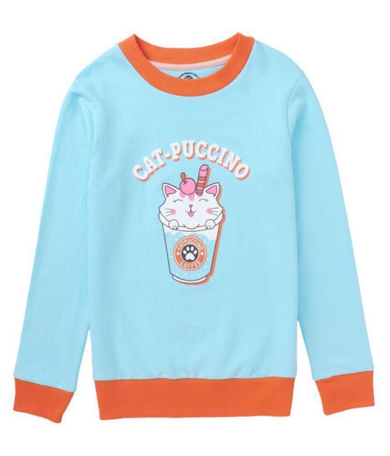 Cub McPaws GIRLS Regular Fit Cotton Fashion Sweatshirt - None