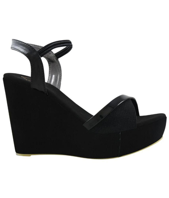 Shoetopia Girls Black Heels - None