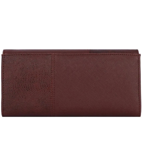 Nicoberry - Maroon Faux Leather Purse - Maroon