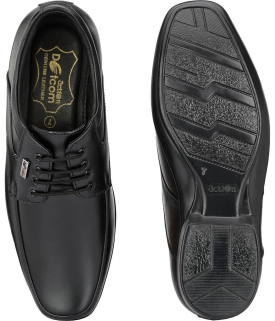 Action - Black Mens Derby Formal Shoes - None