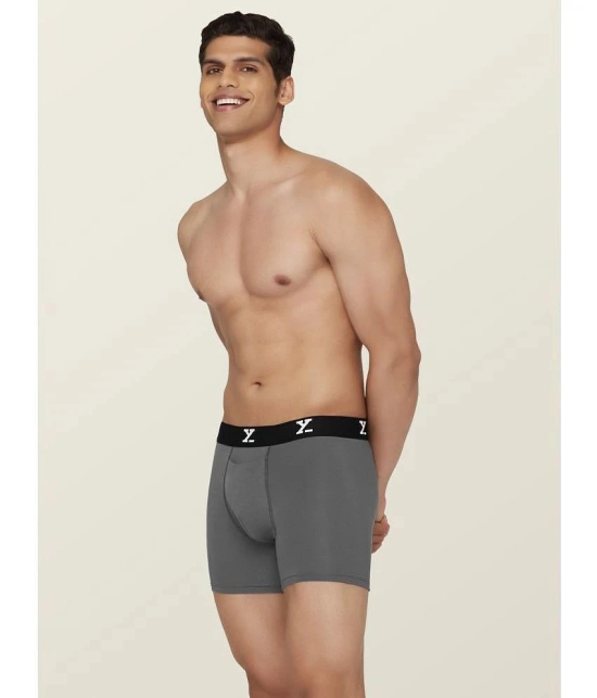 XYXX Modal Mens Trunks ( Grey Melange ) - None