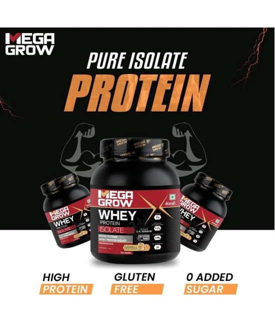 MEGAGROW Whey Protein (Powder) Isolate - Chocolate Flavor - 1 kg