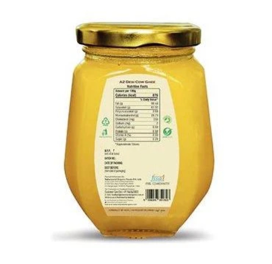 Natureland Organics A2 Cow Ghee, 350 ml And Cumin Whole, 100 gm Combo