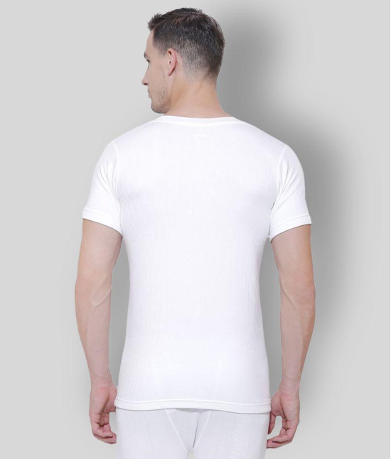 Bodycare Insider - Off-White Cotton Blend Mens Thermal Tops ( Pack of 1 ) - None