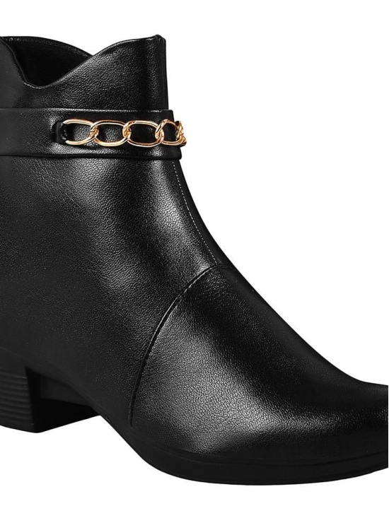 Shoetopia Black Womens Ankle Length Boots - None