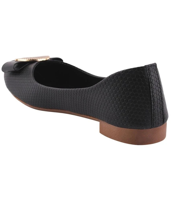 Shoetopia Black Womens Casual Ballerinas - None