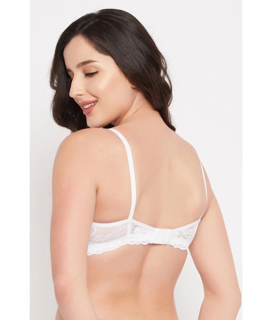 Clovia Pack of 1 Cotton Womens T-Shirt Bra ( White ) BR1280P18 - None