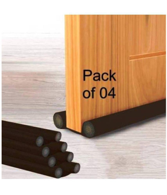 Croon Door Bottom Sealing Strip Guard For Door (Size-42 inch) (Pack of 4 ) (Brown) Door Seal