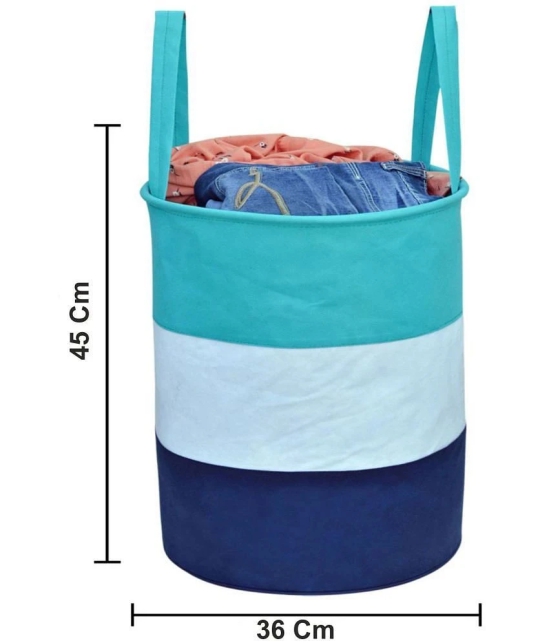 HOMETALES Blue Laundry Bag