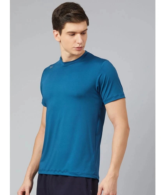 Dida Sportswear Blue Polyester Regular Fit Mens Sports T-Shirt ( Pack of 1 ) - None