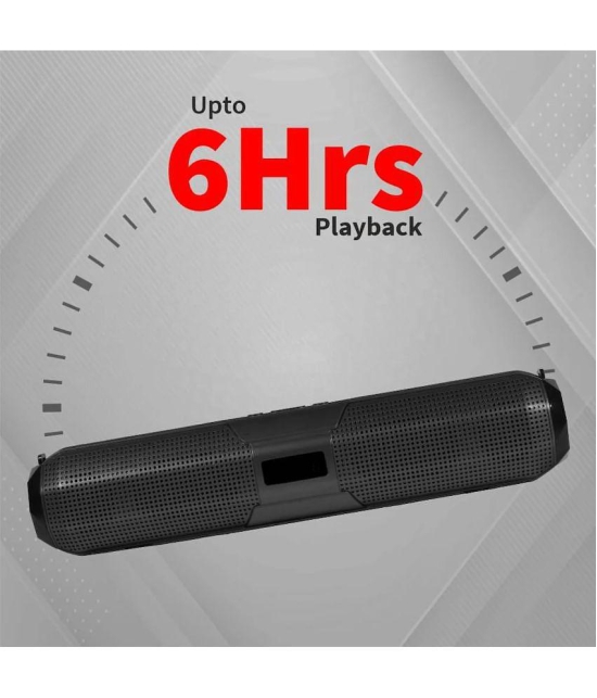 VEhop Sound Bar 10 W Bluetooth Speaker Bluetooth v5.0 with USB,SD card Slot,Aux Playback Time 6 hrs Assorted - Assorted