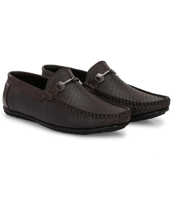 Leeport - Brown Mens Slip on - 8