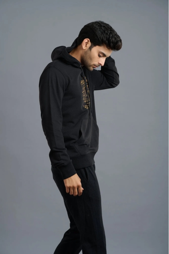 BY ORDER OF THE GO DEVIL Black Hoodie for Men XL