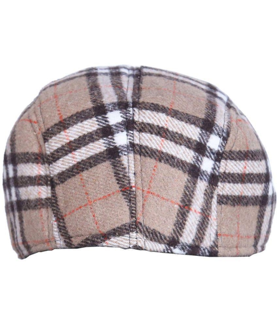 Zacharias Brown Woollen Men's Cap ( Pack of 1 ) - Brown