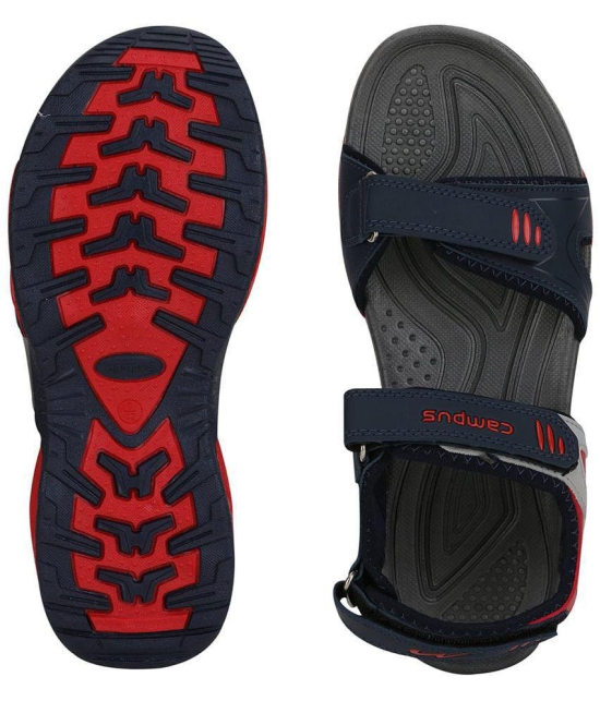 Campus - Blue Mens Floater Sandals - None