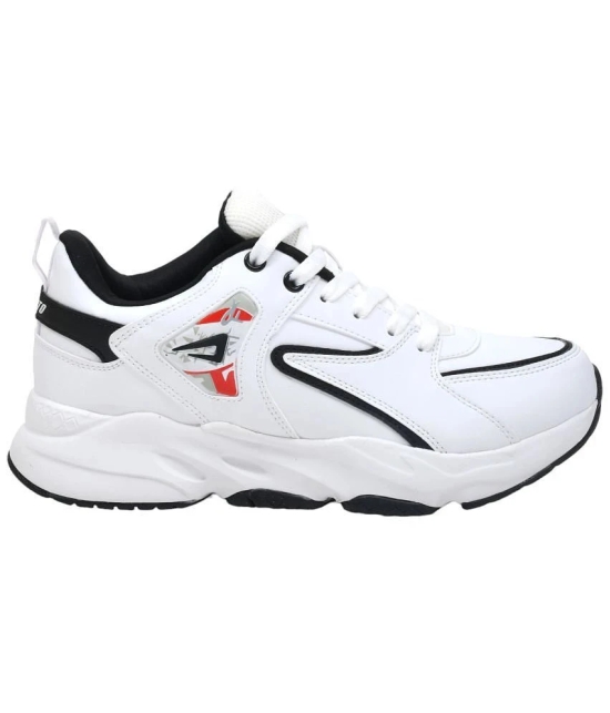 Impakto White Mens Sports Running Shoes - None