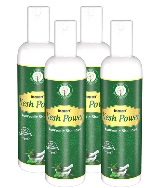 Deemark Kesh Power Ayurvedic Shampoo for All Hair Care Solution Shampoo 400 mL Pack of 4